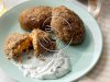 Feta-Stuffed Kibbeh with Harissa