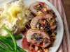 Apple and Walnut Stuffed Pork Tenderloin with Red Currant Sauce