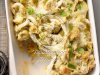 Warm Chicken Tortellini Au Gratin