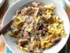 Beef Burgundy Over Noodles