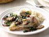 Spinach and Mushroom Smothered Chicken