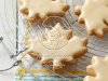 Glazed Maple Shortbread Cookies
