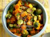 Roasted Pumpkin and Brussels Sprouts