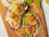 Popcorn Shrimp Tacos with Cabbage Slaw