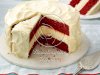 Cheesecake Layered Red Velvet Cake