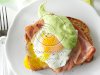 Southwestern Eggs Benedict with Avocado Sauce