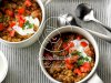 Tomato-Garlic Lentil Bowls