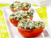 Spinach-Topped Tomatoes