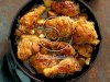 Garlic Chicken with Maple-Chipotle Glaze