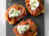 Salsa Steak Garlic Toasts