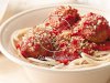 Spaghetti and Meatballs with Garlic Crumbs