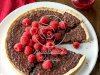 Chocolate Tart with Cranberry Raspberry Sauce