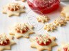 Almond Raspberry Stars