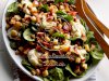 Warm Apple & Pistachio Spinach Salad