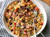 Air-Fryer Italian Bread Salad with Olives