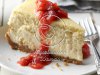 Coconut Cheesecake & Rhubarb Compote