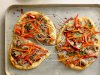 Thai Peanut Naan Pizzas