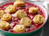 Lemon Whirligigs with Raspberries