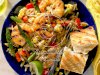 Grilled Jerk Shrimp Orzo Salad