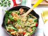 Lemony Shrimp & Snow Pea Pasta