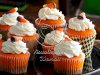 Chocolate Candy Corn Cupcakes