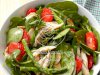 Asparagus Spinach Salad with Chicken
