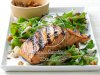 Salmon Salad with Glazed Walnuts