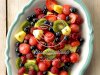 Mixed Fruit with Lemon-Basil Dressing