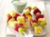 Fruit Kabobs with Cream Cheese Dip