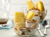 Warm Pineapple Sundaes with Rum Sauce