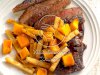 Triple-Citrus Steaks with Jicama and Mango