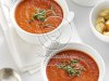 Roasted Tomato Soup with Fresh Basil