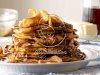 Pumpkin Pancakes with Cinnamon-Apple Topping