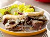 Beef Pitas with Yogurt Sauce