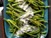 Asparagus and Green Beans with Tarragon Lemon Dip