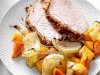 Crumb-Crusted Pork Roast with Root Vegetables