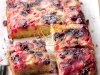 Rhubarb Berry Upside-Down Cake