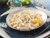 Lemon-Garlic Penne with Crab