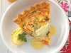 Crab Quiche with Hollandaise
