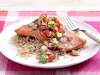 Grilled Salmon with Avocado Salsa
