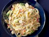 Salmon Fettuccine Alfredo