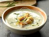 Creamy Cauliflower & Goat Cheese Soup