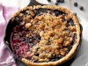 Maine Blueberry Pie with Crumb Topping