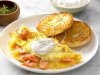 Dilled Salmon Omelets with Creme Fraiche