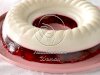 Snowy Raspberry Gelatin Mold