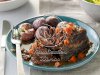 Slow-Cooked Short Ribs with Salt-Skin Potatoes