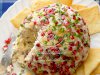 Pomegranate Macadamia Cheese Ball