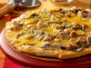 Pork and Mushroom Breakfast Pizza
