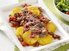 Polenta Rounds with Sausage Ragout