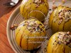 Gorgonzola Baked Apples with Balsamic Syrup